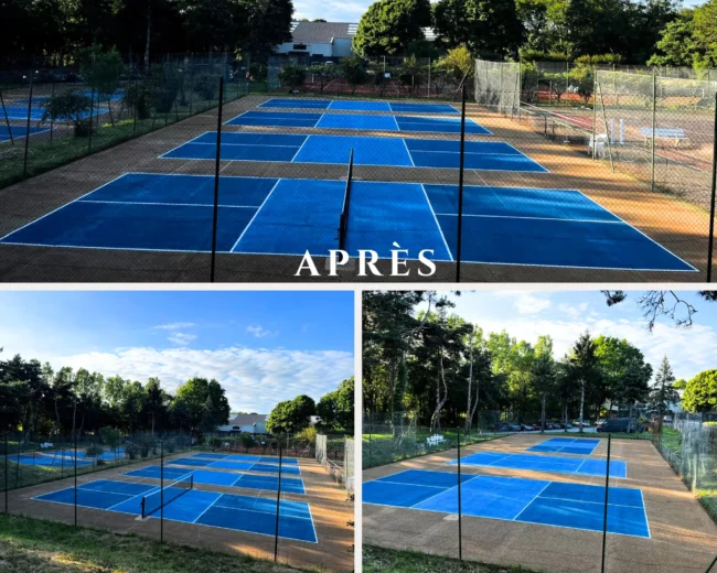 transformation terrain pickleball après