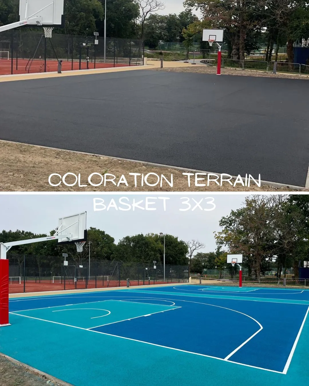 coloration terrain de basket 3x3