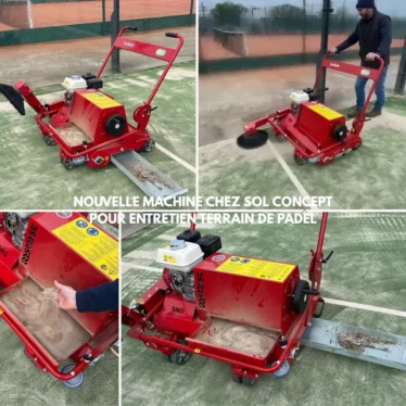 machine pour entretien terrain de padel